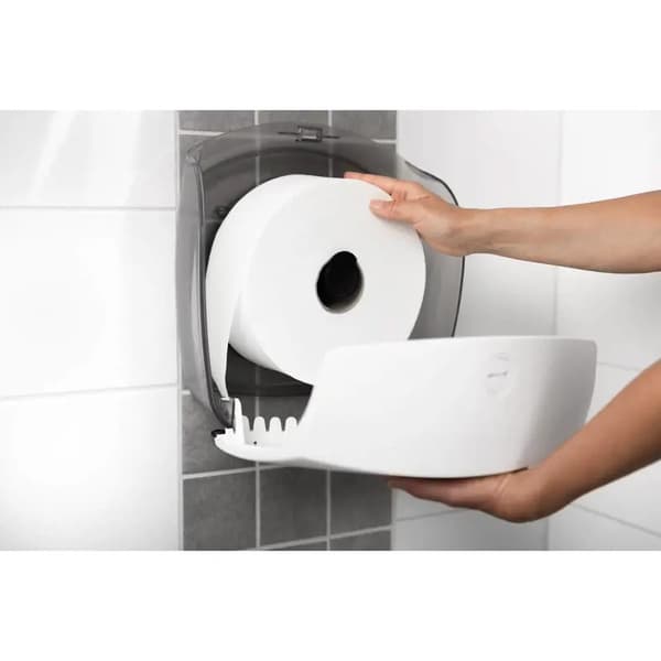 KATRIN toalettpappersdispenser. Gigant S vit