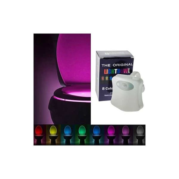 Toalettbelysning LED Olika Färger