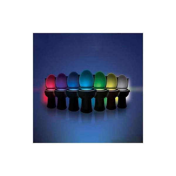 Toalettbelysning LED Olika Färger