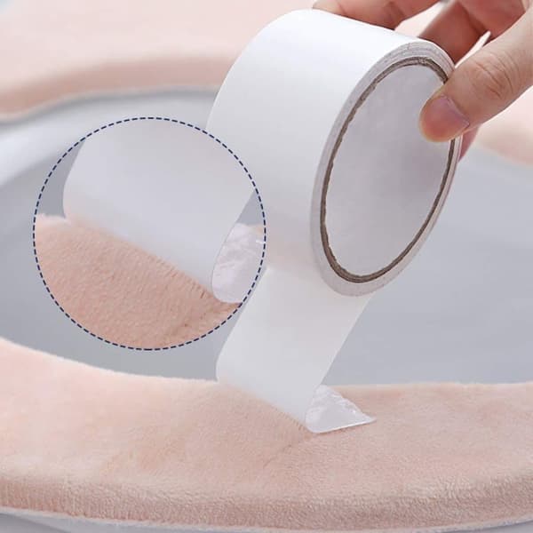 Toalettstolsöverdrag 2-pack, Mjuka och Tvättbara Flockmaterial, Varmt och Bekvämt Toalettstolsöverdrag