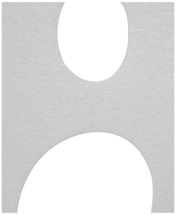 Cuvette wc ensam Otto haas - 7440 - Ljudisolationsset för WC-vägg, standard bidé, 4 mm, vit