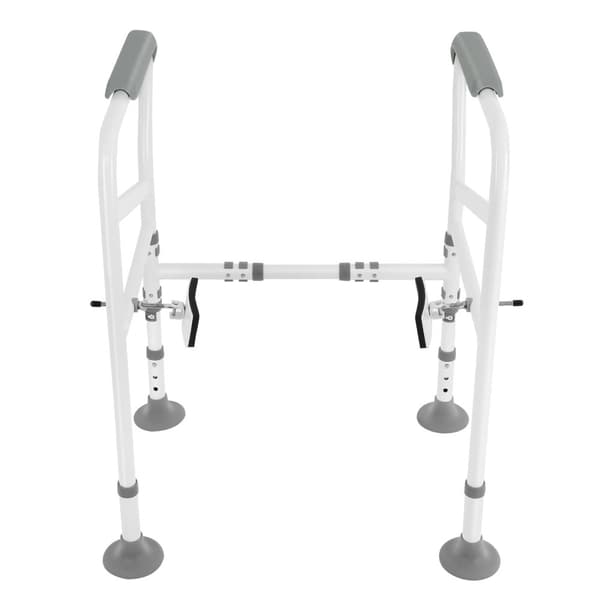 WC-tukikehys, säädettävä korkeus 68,5-73,5 cm, kantavuus 150 kg,Vaaleanharmaa
