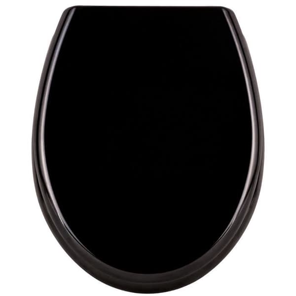 Toalettsits - XMTECH - Universal - Svart - Urea harts - Soft close