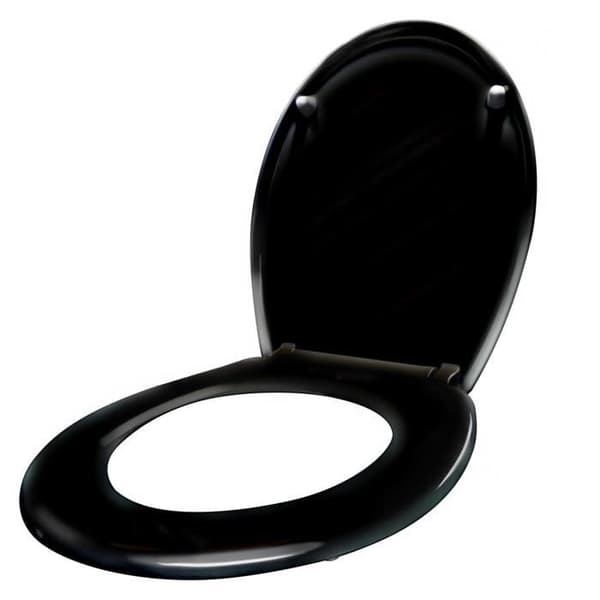 Toalettsits - XMTECH - Universal - Svart - Urea harts - Soft close