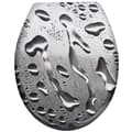 Miniatyrbild 4 av 4: XMTECH Toalettstol med sänkningssystem standard WC badrum sits lock toalett - Vattendroppar