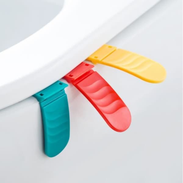 Toaletttillbehör - Creative - Vikbart handtagslock - Hygienisk - Slumpmässig färg - 3 st
