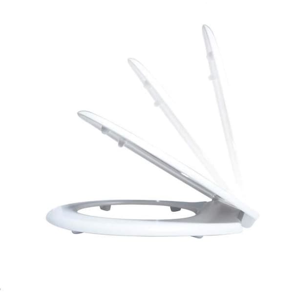 Toalettsits - YUENFONG - Svart - Mjuk stängningsmekanism - Hårdplast - Modern design