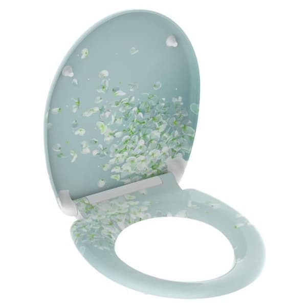 SCHÜTTE Toalettsits med soft close BLOMMA I VINDEN 438779