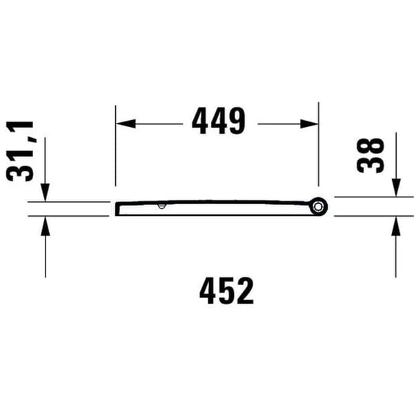 Duravit Vero Air Toalettsits Vit 378x469x49 mm - 0022090000