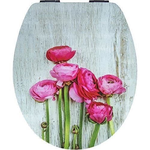 Cornat Fleur vux MDF toalettsits, automatisk stängning, snabbkoppling, 1st, - KSDSC351