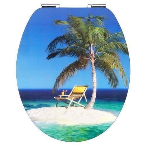 Cornat KSDSC320 Art of Acryl Toalettsits Island Mönster
