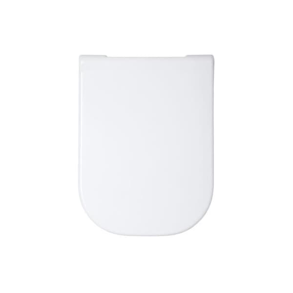 Toalettsits - Óptima - Fyrkantig - 35x5x47 cm - Vit - Universal - Softclose