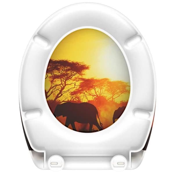 SCHÜTTE Toalettsits med soft close AFRICA