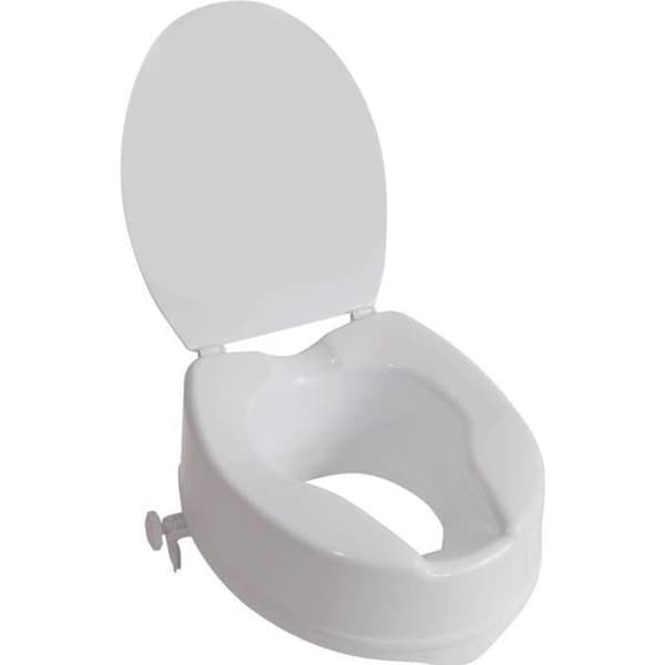 Viscount Toilet Riser - AIDAPT - Storlek 15 cm - Vit - Universal - Universellt fästavstånd