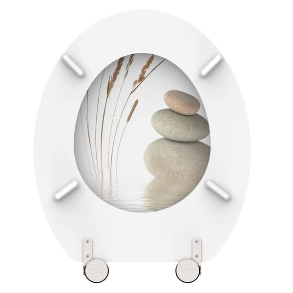 SCHÜTTE Toalettsits BALANCE MDF Toalettsitsskål Bezel Home 438733