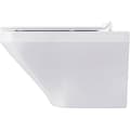 Miniatyrbild 2 av 2: Duravit Vit Durastyle toalettstol med gångjärn i rostfritt stål med softclose ref 60590000