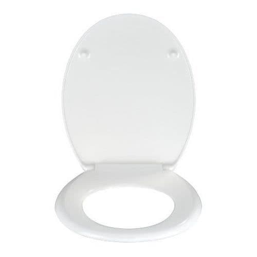 Toalettlock - WENKO - Fisk & Katt - Duroplast - Fäste i rostfritt stål - 37,5 x 45 cm