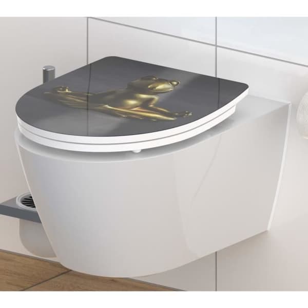 SCHÜTTE Toalettsits med soft close RELAXING GRODA