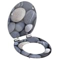 Miniatyrbild 2 av 4: SCHÜTTE Toalettsits med soft close GREY STONE 438746