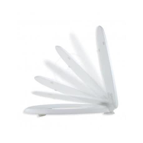 Toalettlock - Cube - 39488000 - Alpin vit - Duroplast - Avtagbart