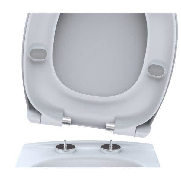 Pagette Exklusiv Highline WC-sits med quickrelease och softclose vit
