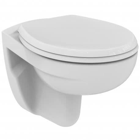 Toalettsits - Ideal Standard - ASTOR - Duroplast - Rostfria gångjärn - Vit