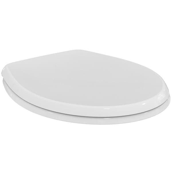 Toalettsits - Ideal Standard - ASTOR - Duroplast - Rostfria gångjärn - Vit