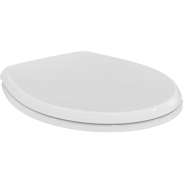Toalettsits - Ideal Standard - ASTOR - Duroplast - Rostfria gångjärn - Vit