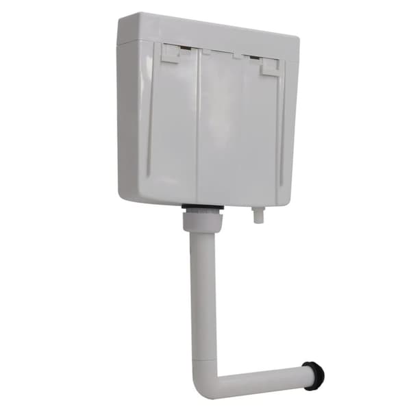 Cistern till toalett med botten inlopp 3/6 L grå - Toalettcistern - Cistern - Home & Living