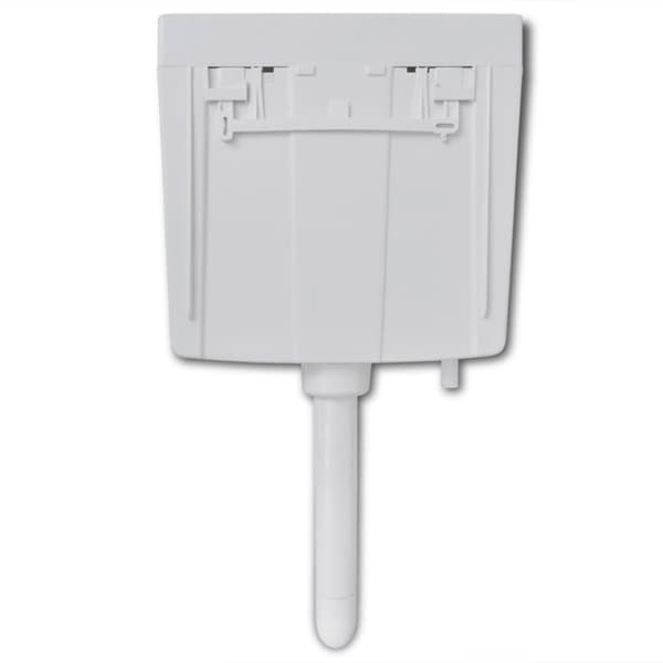 Toiletcisterne med vandindløb i bunden 3/6 L hvid -  - Home & Living