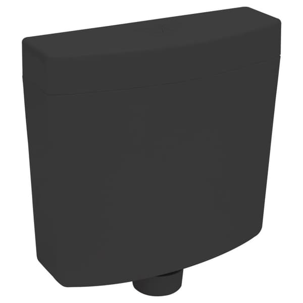Toiletcisterne med vandindløb i bunden 3/6 l sort - Cisterne - Cisterner - Home & Living