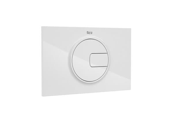 Roca toaletttank - A890198000 - PL4 Dual One Manöverplatta, Vit