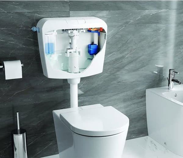 Toaletttank Oli s.r.l. - OL0154961 - QUARZO Rub Cass. Quartz C/Tube 50/40 S/OLIPURE Kran, Vit
