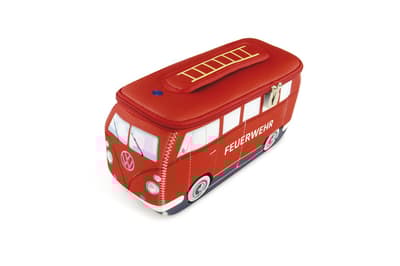 BRISA VW Collection - Volkswagen Bus T1 Camper Van Transporter 3D Neoprene lille universal taske (Feuerwehr/Fire Engine)