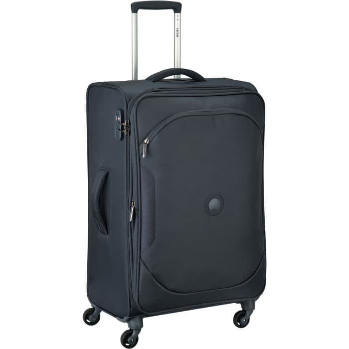 DELSEY - Udtrækkelig vogn ULITE CLASSIC 2 - Antracit - 68 cm 4 hjul - POLYESTER 68x42,5x28 / 32
