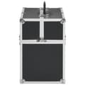 Miniatyrbillede 4 af 6: vidaXL makeupkuffert 37 x 24 x 35 cm sort aluminium