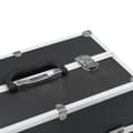 Miniatyrbillede 5 af 6: vidaXL makeupkuffert 37 x 24 x 35 cm sort aluminium