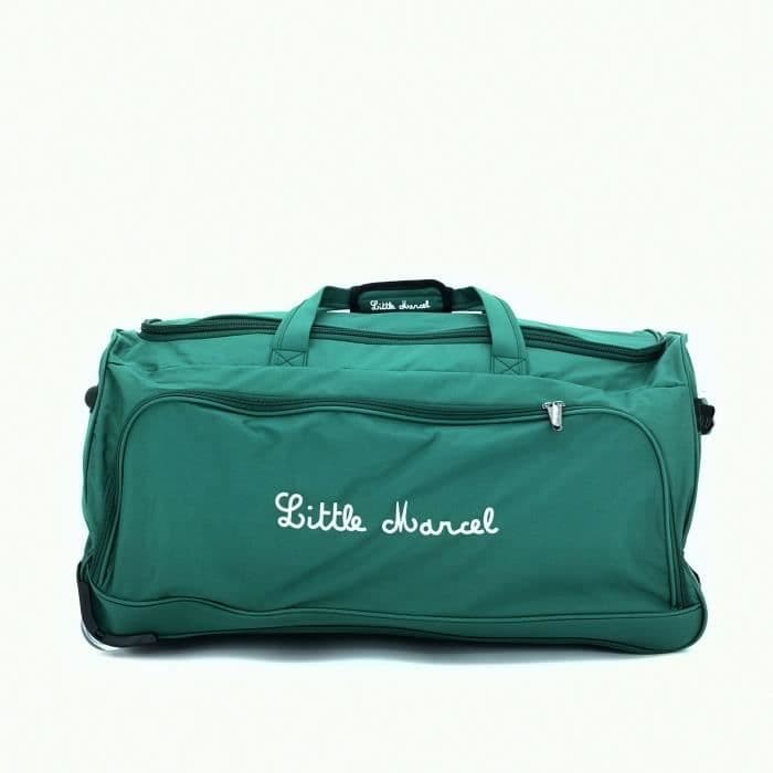 LITTLE MARCEL Rejsetaske på hjul 8863 - L - 72 x 34,5 x 36 cm - Grøn