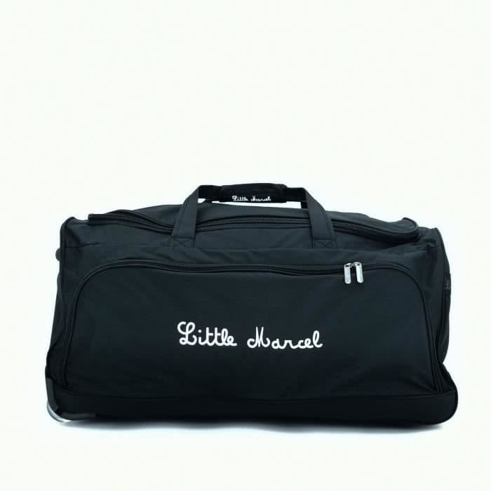 LITTLE MARCEL Rejsetaske med hjul 8863 - L - 72 x 34,5 x 36 cm - Sort