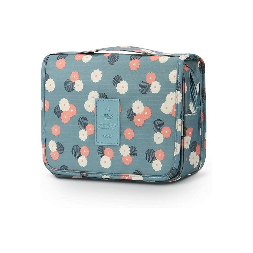 Necessär och sminkväska med innerfickor Blå / Blommor