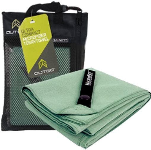 resehandduk, MCNETT OUTGO ULTRA COMPACT MICROFIBER TOWEL sea foam LARGE / 76 x 127 cm