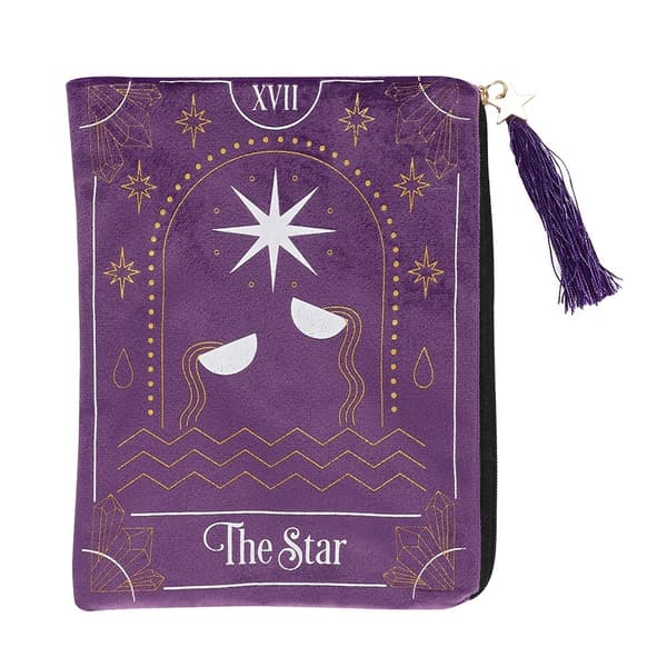 Something Different The Star Zipper Pouch Purple One Size