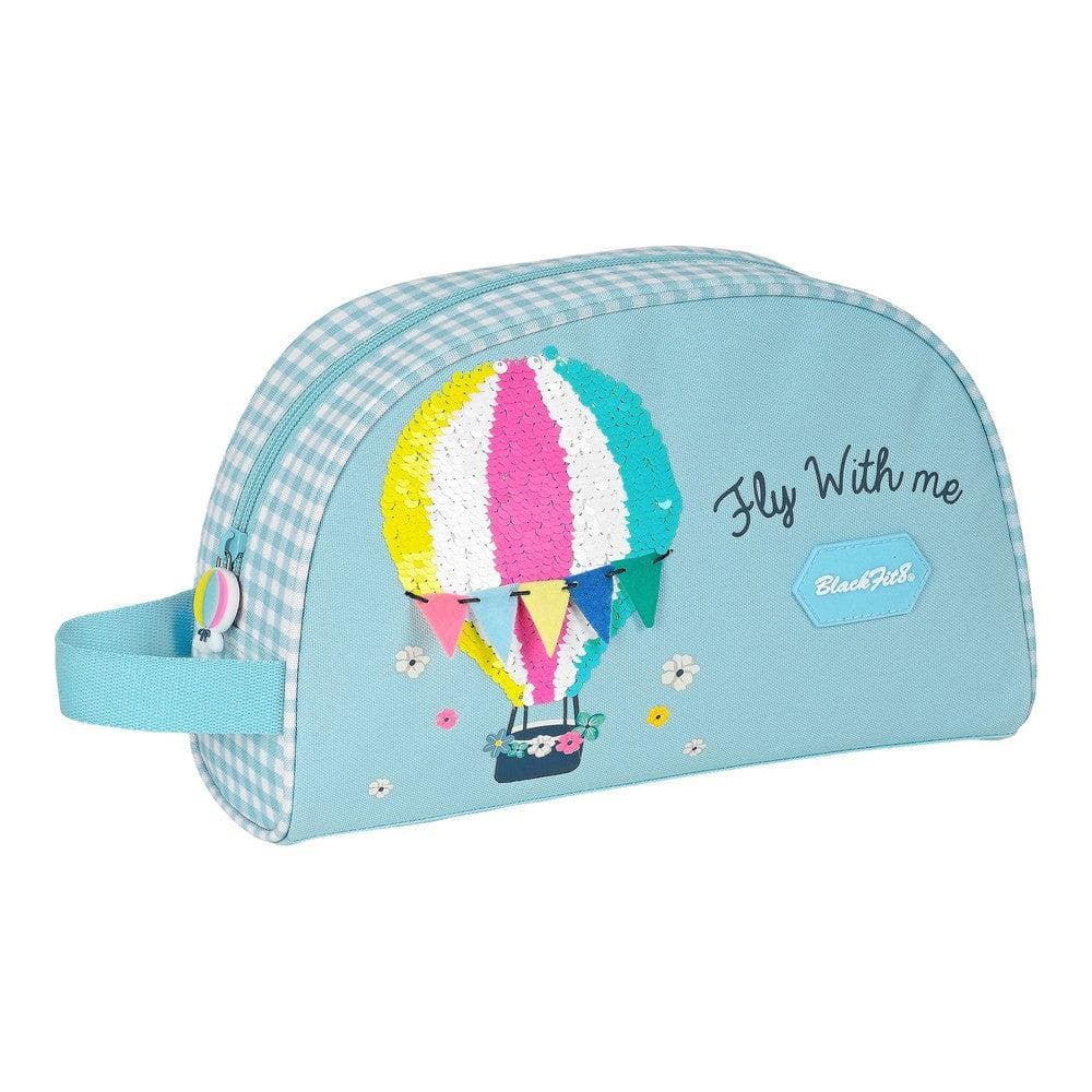 Child Toilet Bag BlackFit8 Fly with me White Sky blue (28 x 18 x 10 cm)