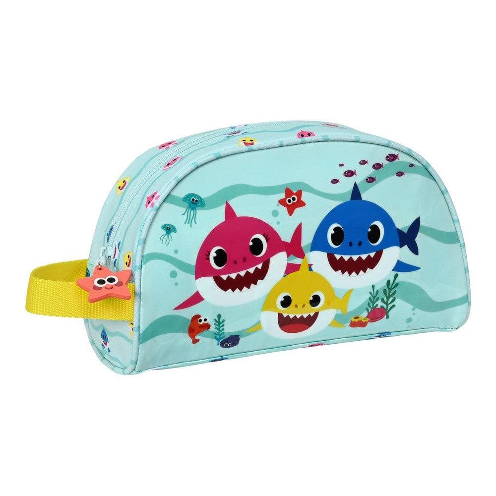 Child Toilet Bag Baby Shark Beach day Yellow Light Blue (26 x 16 x 9 cm)