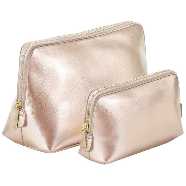 Bagbase Boutique læder-look PU toilettaske Rose Gold L