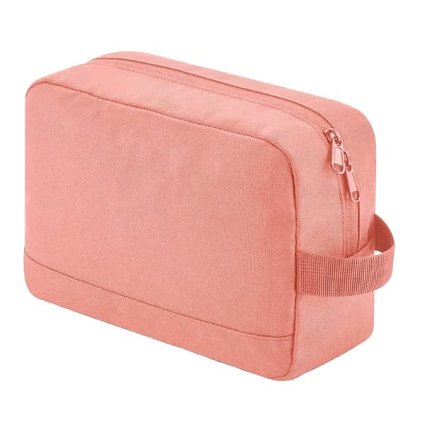 Bagbase Essential Recycled Toiletry Bag Blush Pink One Size