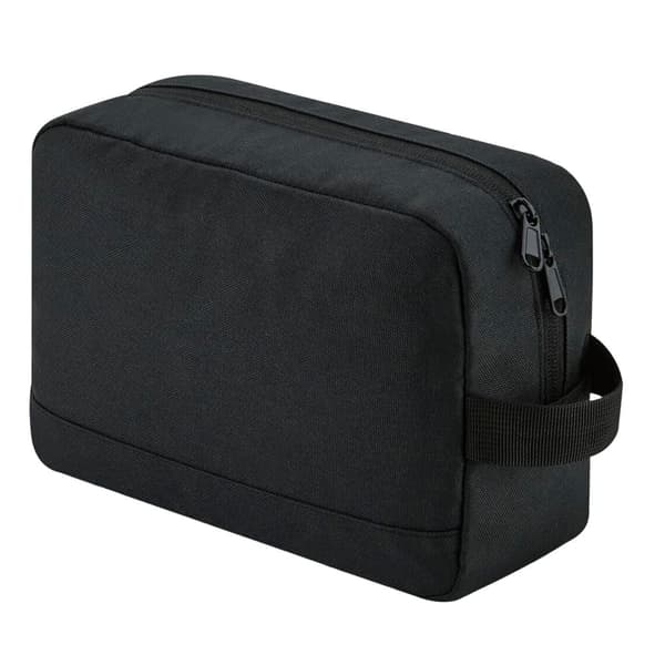 Bagbase Essential Recycled Toiletry Bag Black One Size