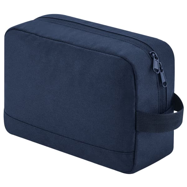 Bagbase Essentials Recycled Toiletry Bag Navy One Size