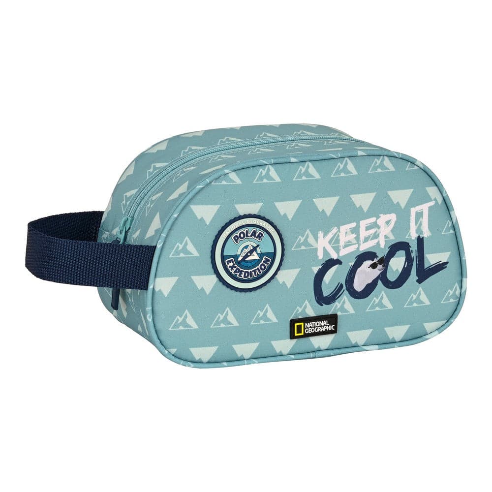 Child Toilet Bag National Geographic Bellow zero Blue (26 x 15 x 12 cm)