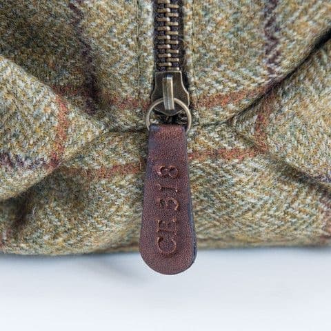 Captain Fawcett Tweed Wash Bag Necessär